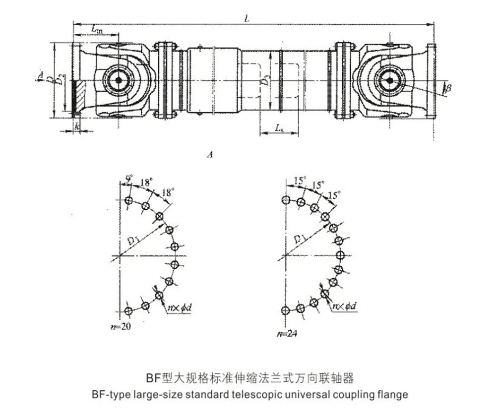 Telescopic Universal Joint Coupling